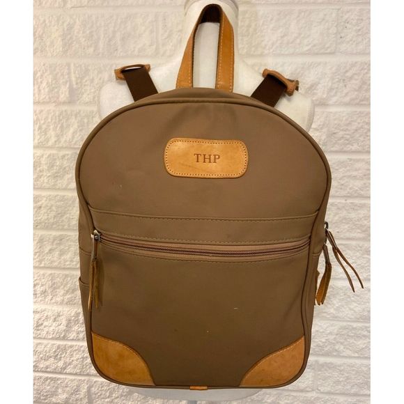 backpack with initials